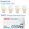 FayLongSky BBQ Gloves 4 Cotton Glove Liners & 100-count Nitrile