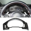 Car Central Control Dashboard Cover Carbon Fiber Style Replacement for