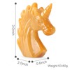 Artistone Unicorn Statue Sculpture 3 Inch Carved Gem Unicorn Crystal