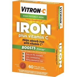 Vitron-C Coated Tablets 60 Tablets (Pack of 3)