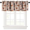HZOHNAGO Chicken Window Valance Curtains Vintage Rooster and Hen Farm