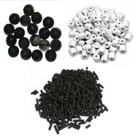Jebao External Filter Media Pack- Foam Ceramic Rings Activated Carbon and Bio Balls
