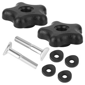 2 Packs Handle Knob and Screw Bolt Washer Kit, Fits for Toro Lawn Mowers Snow Blowers and Recycler Super Recycler TimeMaster, Replace 92-2260 106-4161 107-3844 117-5976