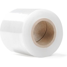 RAGO® Stretchfolie Set Mini Rollen I Transparent folie für möbel Stretch Folie Palettenfolie Handfolie Wickelfolie (‎1x Transparent 0,43kg - inkl. Handsprender)