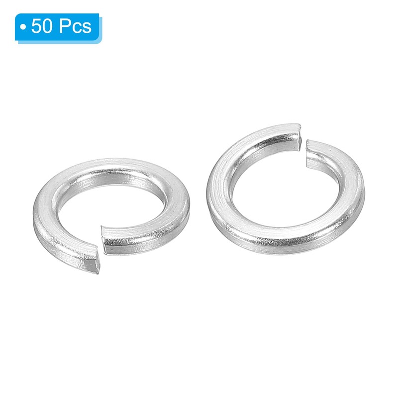 PATIKIL 50pcs M6 Split Lock Washers 6mm ID 9.5mm OD