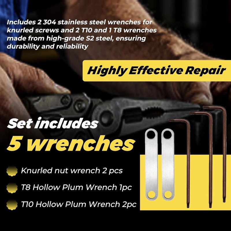 Wrench Set for Multi-Tools - Includes 2 304 Stainless Steel