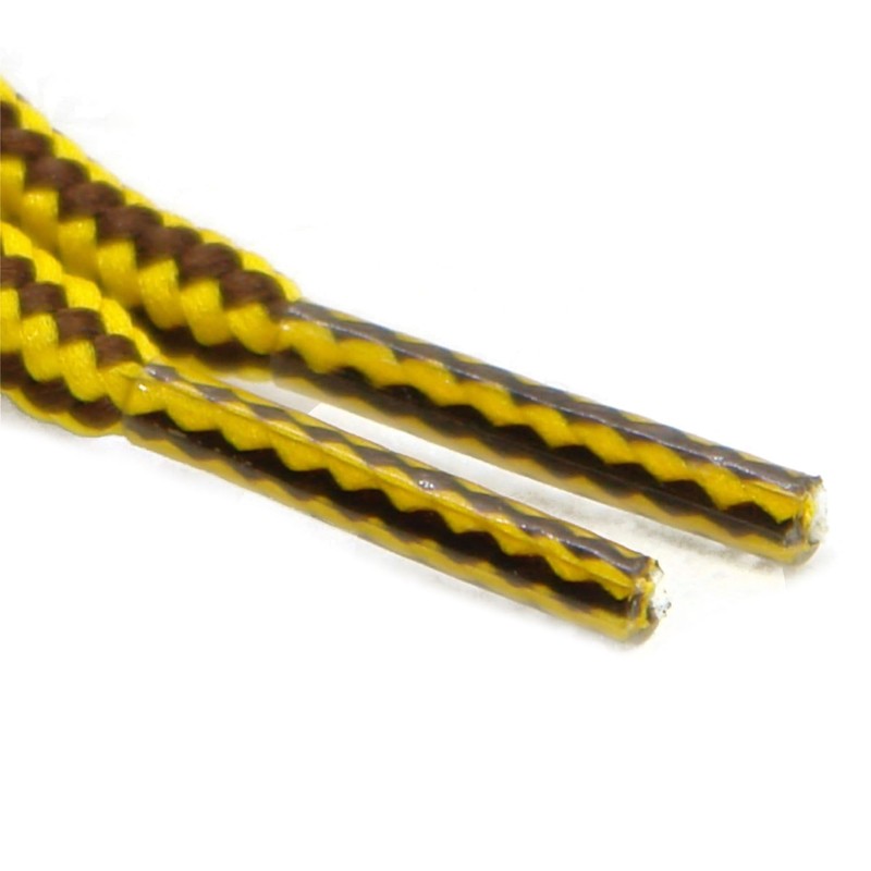 Grafters 140CM Strong Work/Hiking Boot Laces (Yellow/Brown)