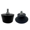 4Pcs Air Compressor Rubber Feet,No Oil Machine Shock-Absorbing Foot Pads,Black(M8