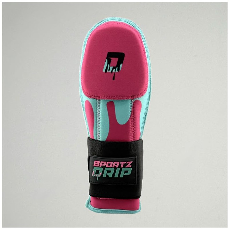 Sportz Drip Youth Baseball/Softball Sliding Mitt (Teal/Pink) (Youth Small/Medium)