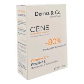 Sérum Derma&co. Derma Cens Anti-manchas 30 Ml. Todo Tipo De Piel Día/noche