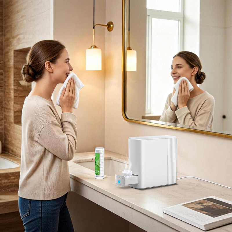 Hot Towel Dispenser Machine for Face, 5s Fast Heating 131°F