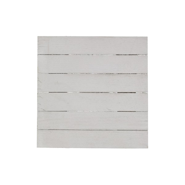 Hampton Art Wood Plank 12" x 12" Rustic, Wood Plaque,