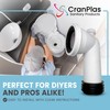 CranPlas | Reliable Toilet Waste Pipe Connector with 32mm Outlet