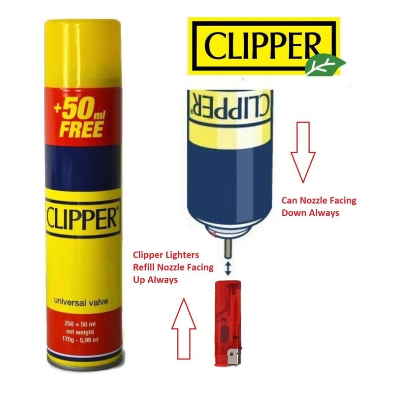 Clipper Gas - Universal Refill Fluid for Multi-Purposes, BBQ, Kitchen