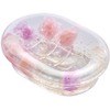 Royal Arden 58784 Acrylic Underwater Flower Soap Dish, Sweet Rose