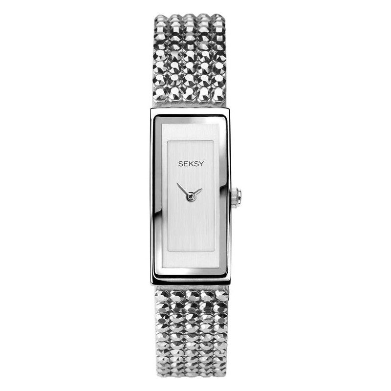 Seksy Shimmer Ladies Crystal Dress Watch