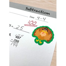 Teacher Created Resources Turkeys Stickers (TCR6943)