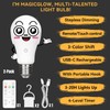 Neporal MagicGlow USB Rechargeable Light Bulbs, 3-Color Shift + 10%-100%