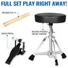 MOSEN Drum Set 3-Piece Beginner Drum Set Junior Drum Kit