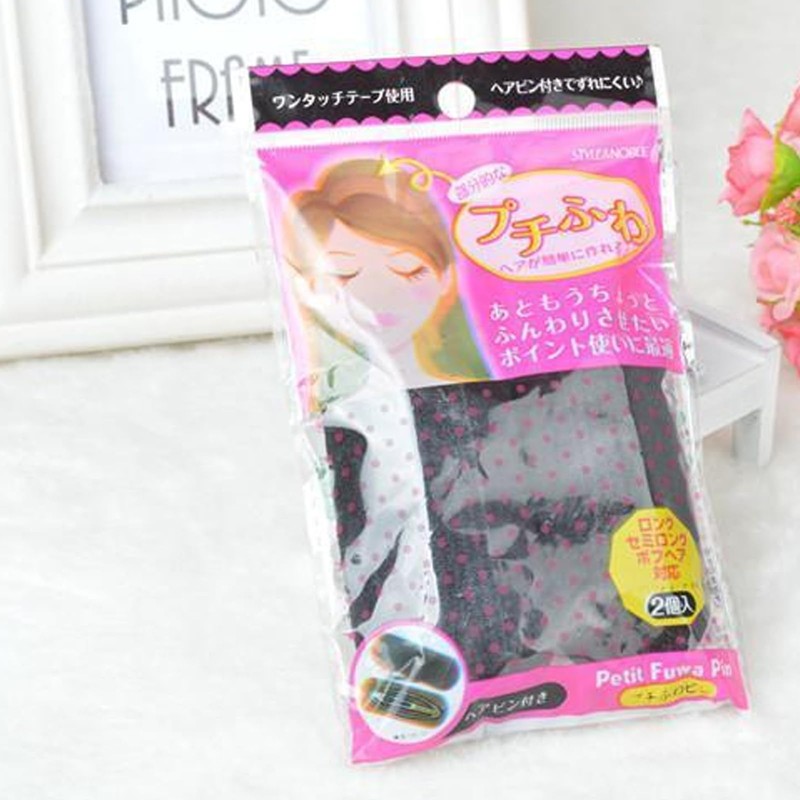 ALLVD 4 Pieces Hair Cushion Top Side No Trace Hairpin