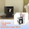 Criditpid Replacement C-E-017 Auger Motor for Breckwell P1000 Big E,