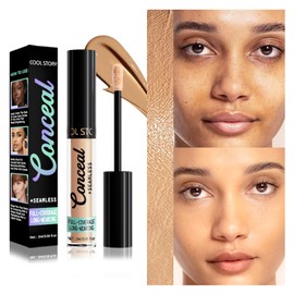 Full-Coverage Liquid Concealer, Long-Wearing, Buildable Medium Coverage 0.06 FI OZ (Light Medium)