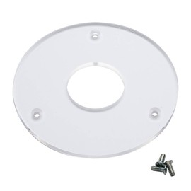 Router Base Plates for Porter Cable 690s – Precision Cuts Clear Acrylic Templates for Routers – High-Stability Universal Router Base Plate – 2” Wide Woodworking Templates for Inlays & Edge Work