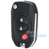 KeyMaster Upgraded Flip Remote Key Shell Case Fob for Toyota