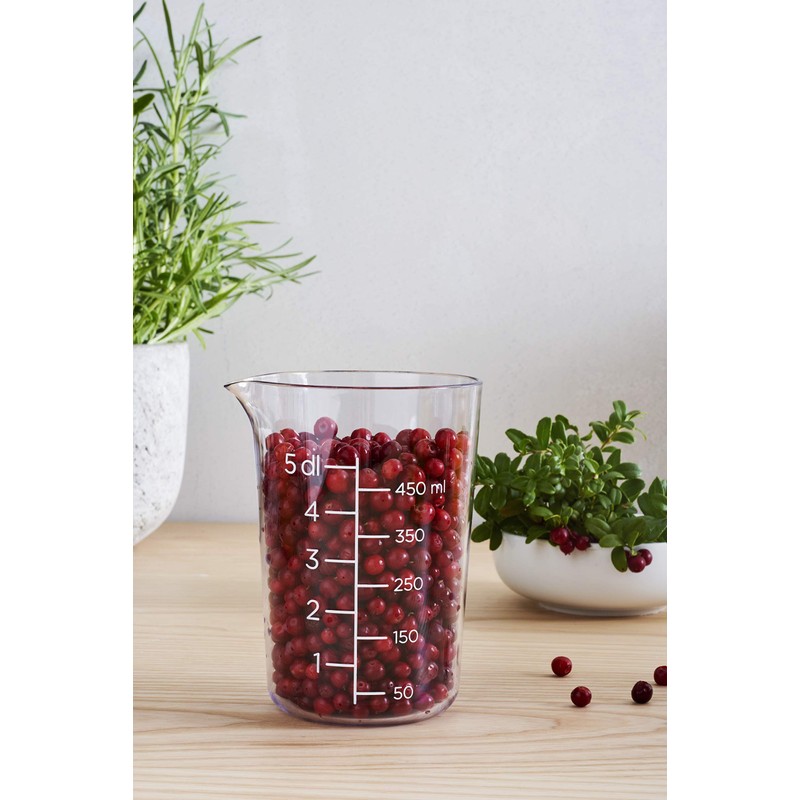 GastroMax Measuring Cup 0.5 L with ml Scale Durable SAN
