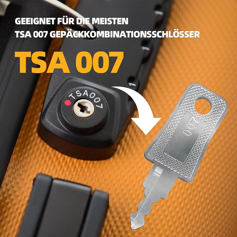 2 x TSA Universal Keys, Multifunction Luggage Key for TSA