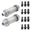 1/4" 5/16" 3/8" Fuel Filter Set Suitable for Use with