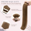UK-Fashion-Shop Tape in Hair Extensions Human Hair Real Hair Exension