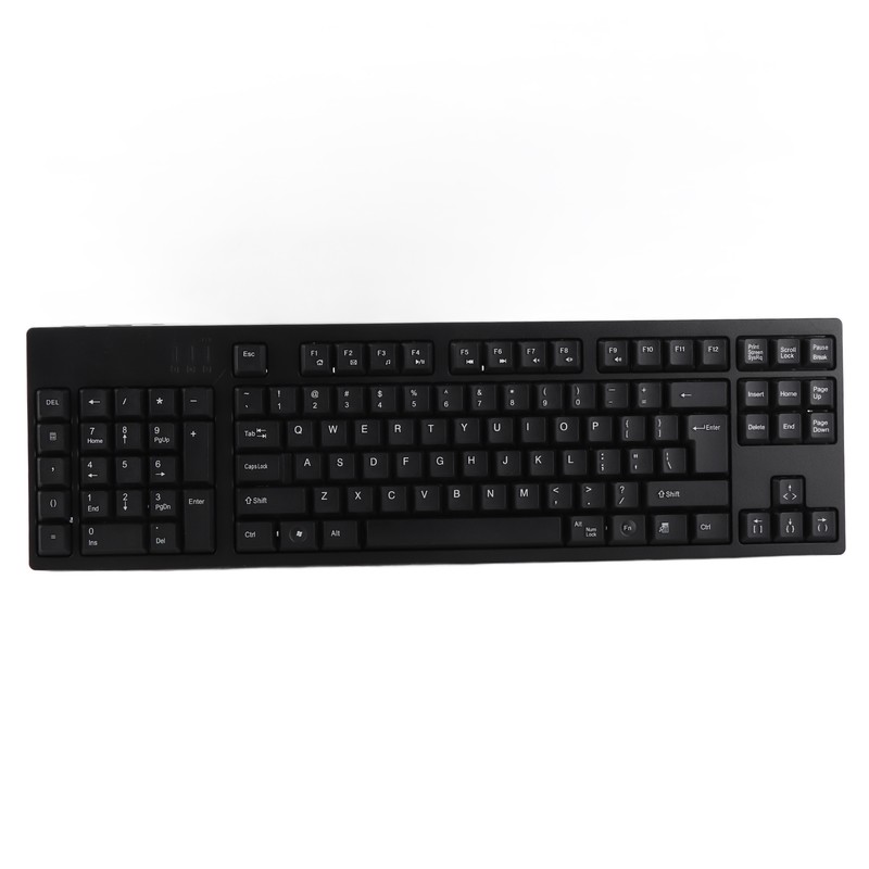 Left Handed Keyboard Ergonomic Full Size Dual USB Interface 109
