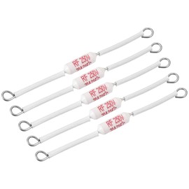 uxcell 250V 20A 216 Celsius Circuit Cut-off Temperature Thermal Fuse Ceramics 5Pcs