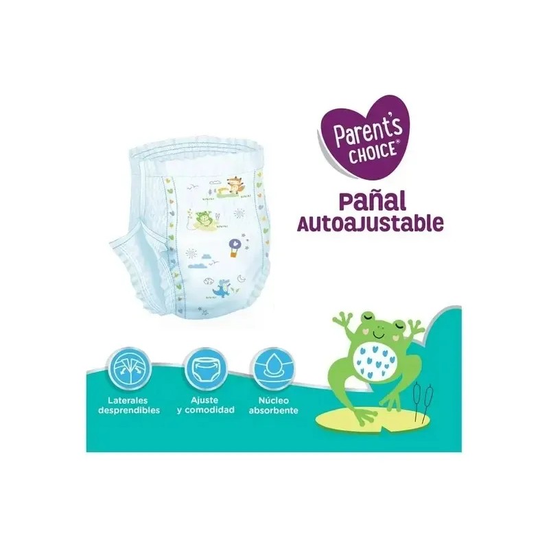 Pañales Parent S Choice Autoajustable Talla 6 Unisex Género Sin