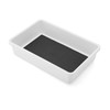 Copco Basics Drawer Organizer, 9.06 x 6.13 x 2.1-Inches, White/Charcoal