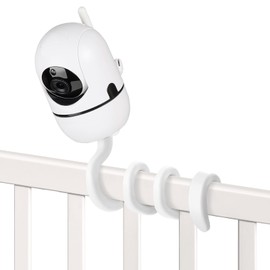 Flexible Baby Monitor Mount for Hellobaby HB6550/HB6560/HB66pro/HB65/HB6240, ANMEATE SM935E, Twist Baby Camera Mount Without Tools or Wall Damage