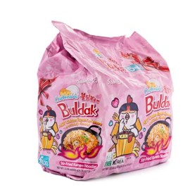 Samyang Buldak Ramen Carbonara Hot Chicken Flavor 4.58 oz*5 each samyang  ramen Korean Carbonara buk dakra