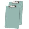 Macroclo Plastic Clipboards 2 Pack, A4 Deep Green Clip Board