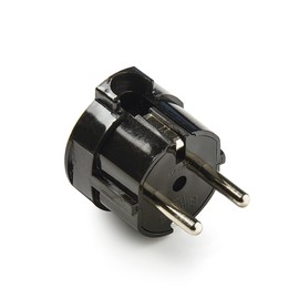 Famatel 1102-N Plug Side Output TT 16A 250V 4.8mm Black Normal Pequeño