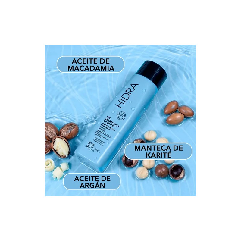 Hidracolor Oil Essencials Shampoo Humectante Cabello 300 Ml