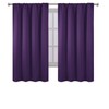 LEMOMO Purple Blackout Curtains/42 x 63 Inch/Set of 2 Panels