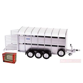 SCALE MODEL COMPATIBLE WITH CARRO BESTIAME IFOR WILLIAMS LIVESTOCK TRAILER 1:32 BRITAINS LC40710