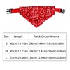 Ling & Bai 2Pcs Dog Bandana Collar Adjustable Boho Pet