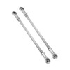 ACROPIX 11.10 Inch X0.94 Inch Universal Steering Tie Rod Silver