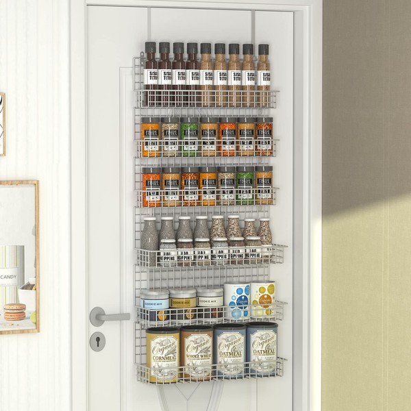 JKsmart Spice Rack Organizer 6-Tier Wall Mounted & Over the