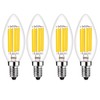 Beonllay E14 LED Bulb Dimmable 60W Equivalent 2700K Warm White,