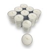 Metro Tea Lights White Unscented - Pack of 36 Large