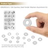 Kindroufly 270 Pieces 15 Sizes Large Fender Washers Assortment Kit,