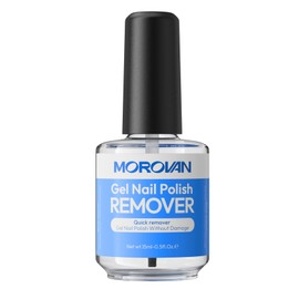 Morovan Gel Nail Polish Remover: Salon-Grade Formula for Rapid Gel Dissolve in 3–5 Minutes—No Soaking, No Mess
